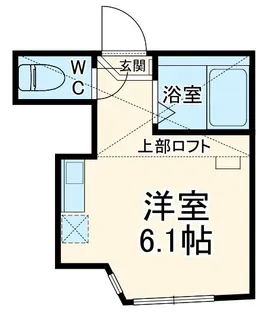 ユナイト野川ブリュッセル【1階】の間取り