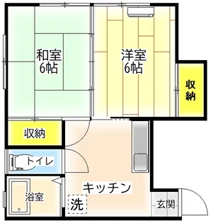 マンションさわやか【3階】の間取り