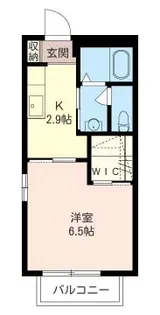 グランバリエM【2階】の間取り