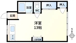 第二福島マンション【3階】の間取り
