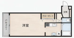 パークサイド筑後【2階】の間取り