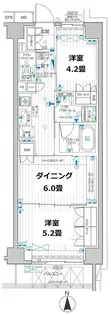 パレステージ西新井大師西【7階】の間取り