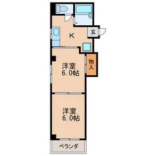 第2清水ビル【4階】の間取り