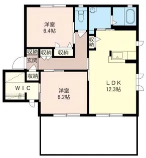 maison de shoot I(メゾン ド シュートI)【1階】の間取り