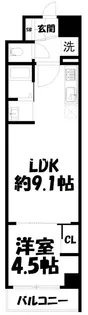 スワンズ京都東寺ガーデン【4階】の間取り