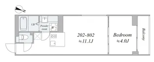 trias658【8階】の間取り