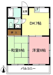 SKハイツ【3階】の間取り