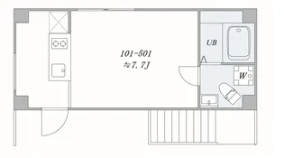 GRAFFITI西新井【4階】の間取り