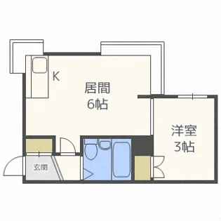 ハウスロイヤルカープ【2階】の間取り