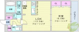 セロー明通館【2階】の間取り