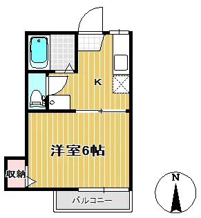 ハイネスB棟【2階】の間取り