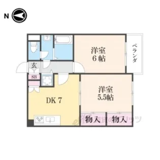 セントアミュー【4階】の間取り