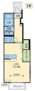 A.court(エーコート)【1階】の間取り