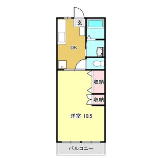 高知県高知市高須新町4【マンション】の間取り