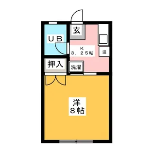 グリーンパーク広小路【1階】の間取り