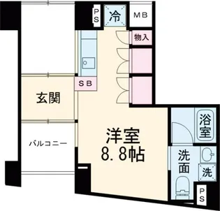 プライムガーデン駒沢大学【6階】の間取り