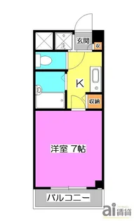 plumas上福岡II【1階】の間取り