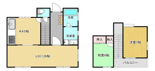 広島県広島市安佐南区中筋2【一戸建】の間取り