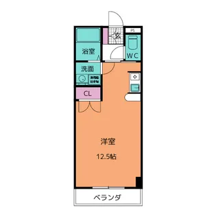 メゾン四季 B棟【3階】の間取り