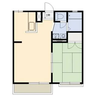 ラフォーレC棟【1階】の間取り