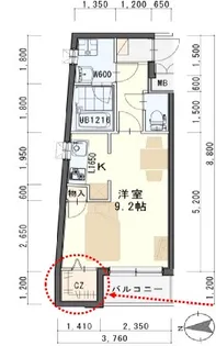 しゃとれ旭ヶ丘【2階】の間取り
