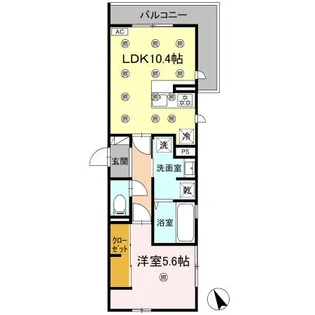 ネイト【2階】の間取り