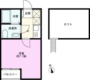 レオン高砂【2階】の間取り