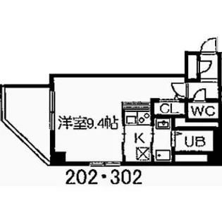 愛知県名古屋市中村区豊国通6【マンション】の間取り