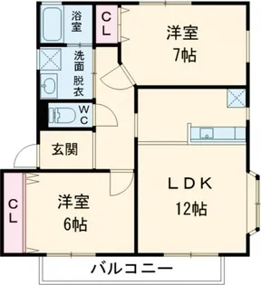 メゾン大久保【1階】の間取り
