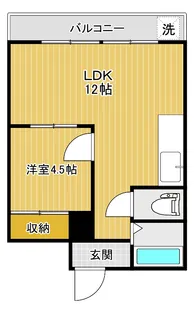 大武ビル【4階】の間取り