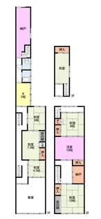 新潟県上越市仲町2【一戸建】の間取り