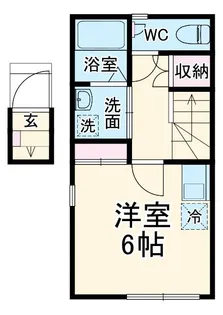 ベレガンス新鎌ヶ谷II【2階】の間取り