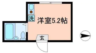 東京都江東区亀戸3【アパート】の間取り