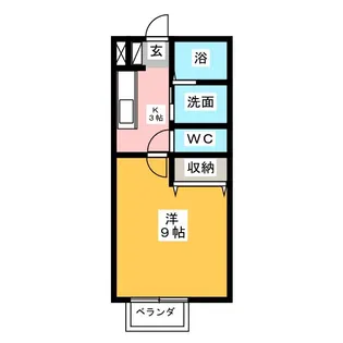 メゾンレトワール【2階】の間取り