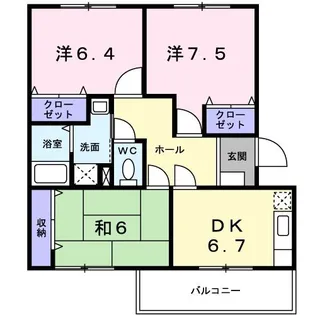 ミュゼ上町【2階】の間取り