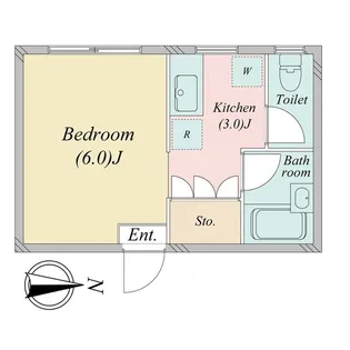 神奈川県横浜市青葉区桂台1【アパート】の間取り
