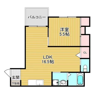 タケミカビル【4階】の間取り