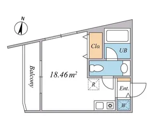 グランツブルク駒場【1階】の間取り