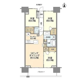プラウドタワー清澄白河【11階】の間取り