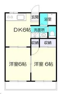 タウニィ加納【2階】の間取り