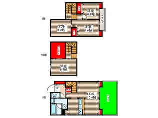 千葉県市川市妙典2【一戸建】の間取り
