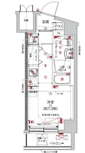 クラリッサ新綱島【2階】の間取り