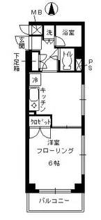 フェニックス明大前【3階】の間取り