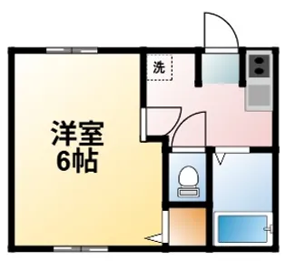 千葉県東金市菱沼【アパート】の間取り