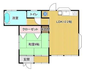 長崎県佐世保市長坂町【一戸建】の間取り
