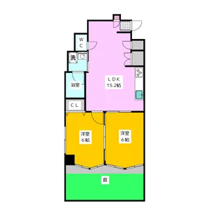 ディア・アルテ【1階】の間取り