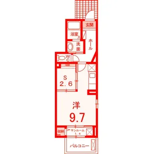 プリムヴェールII【1階】の間取り