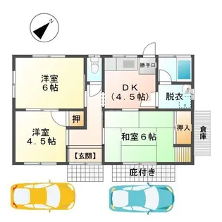 岡山県岡山市南区藤田【一戸建】の間取り