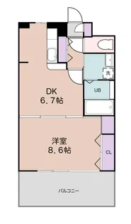 アートシャルマン東仙台【1階】の間取り