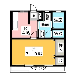 メゾン・オザワ【2階】の間取り